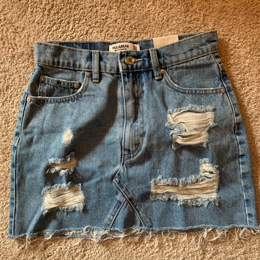 The perfect jean skirt - Pull&Bear